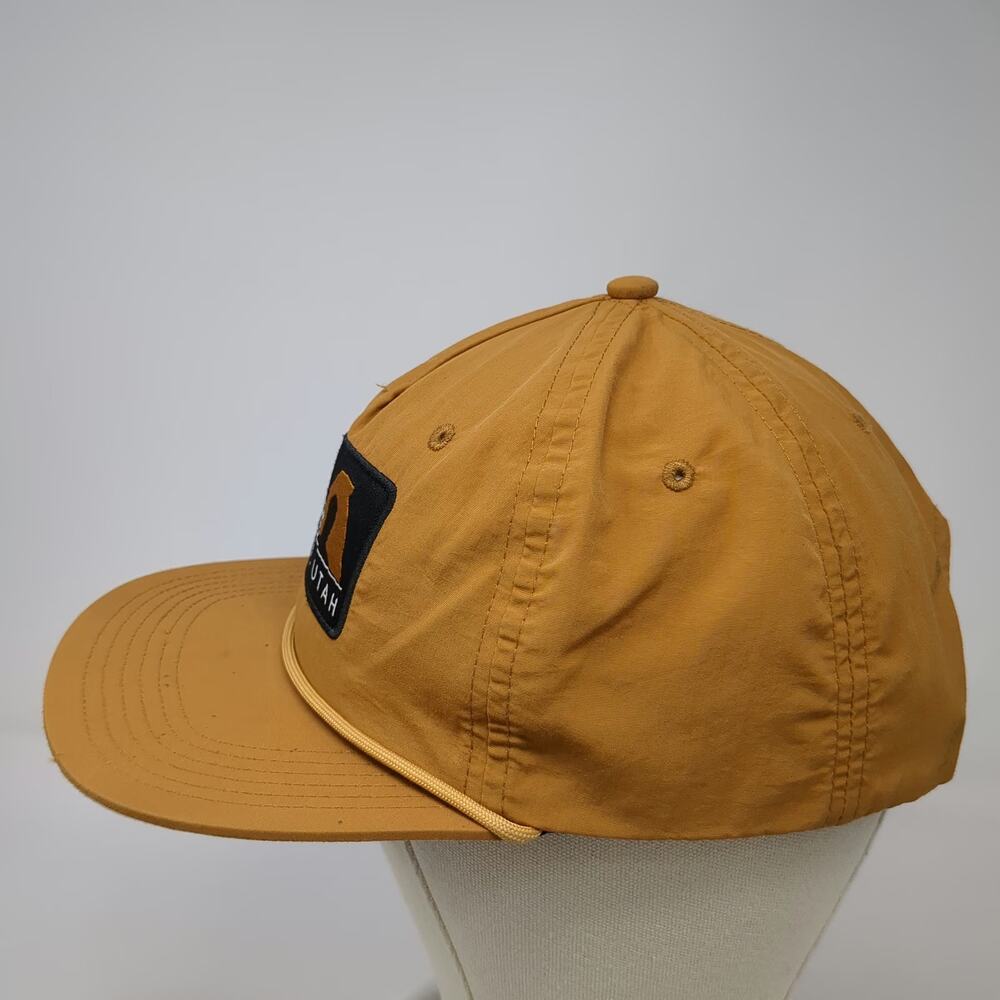 Legacy 5 Panel Brown One Size Moab Utah Jeep Arch Nylon Rope Snapback Hat - Picture 3 of 11